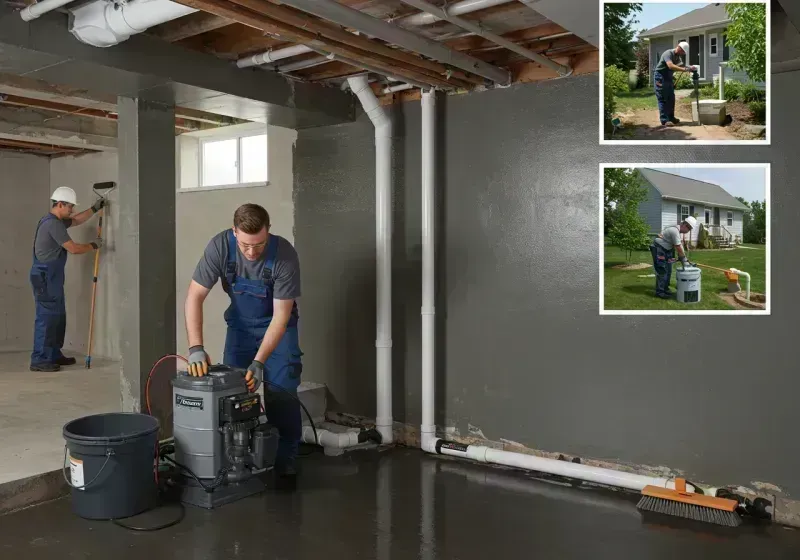 Basement Waterproofing and Flood Prevention process in Sullivan, IL